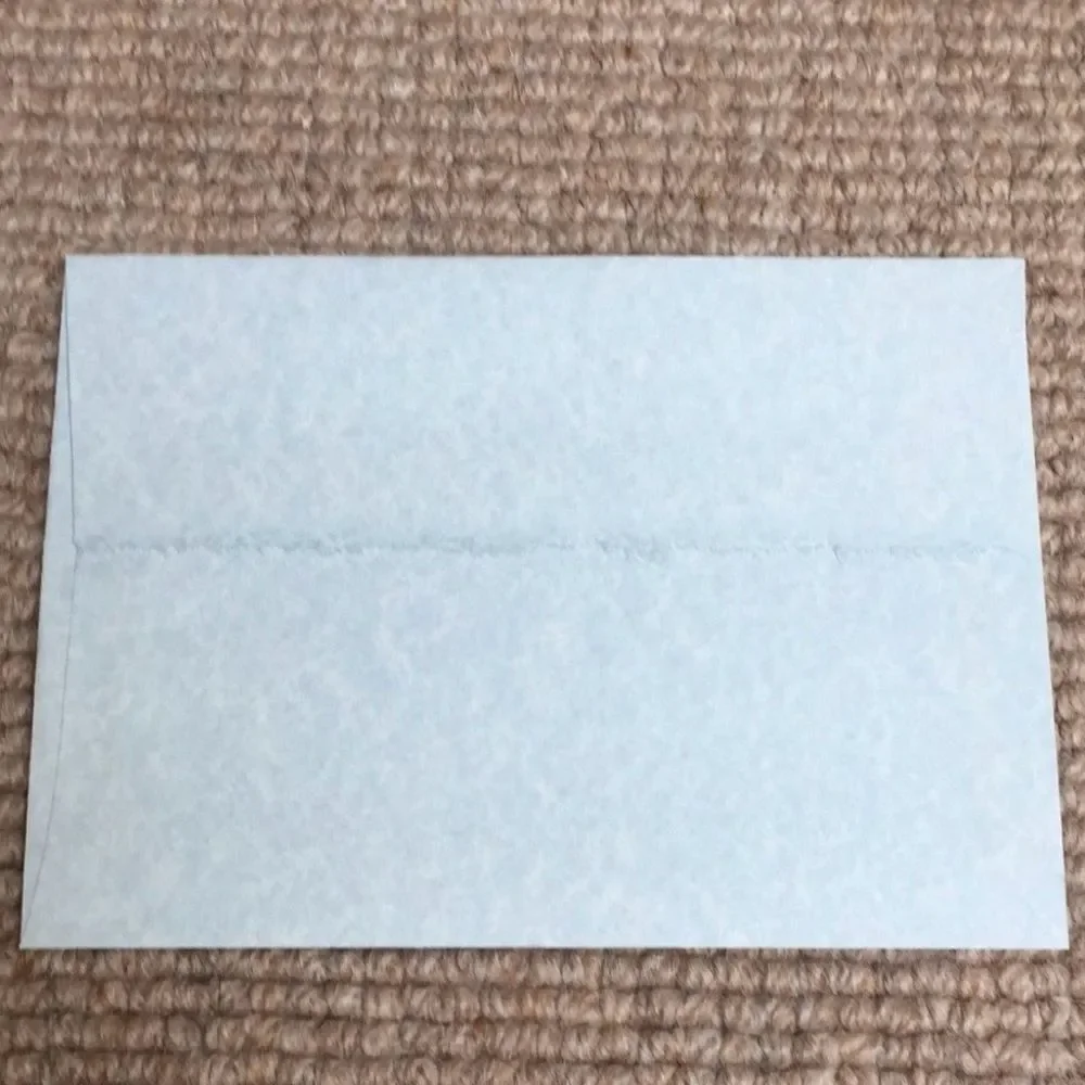 Blue Parchment Stationery